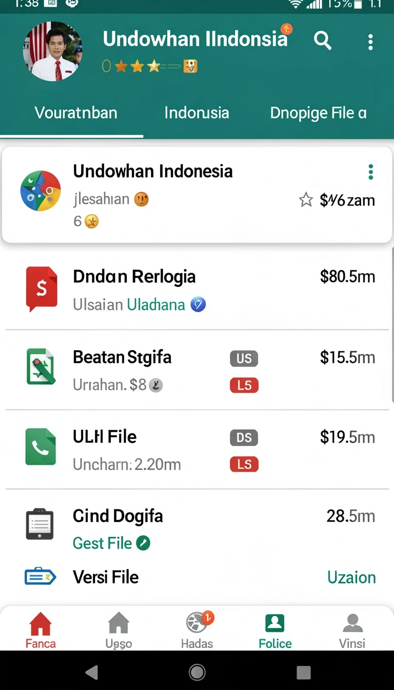 Pratinjau antarmuka sbobet App APK Terbaru di tuna68
